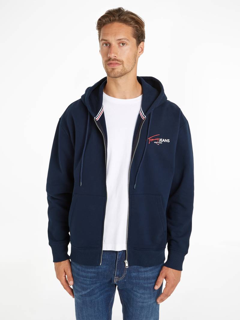 Tommy Jeans Kapuzensweatjacke »TJM RLX COLOR POP SPRAY HOOD EX«, mit grossem Print auf dem Rücken von Tommy Jeans