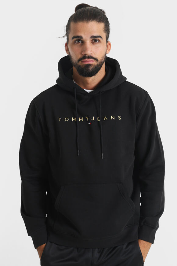 Tommy Jeans Kapuzensweatshirt | Black | Herren  | S von Tommy Jeans