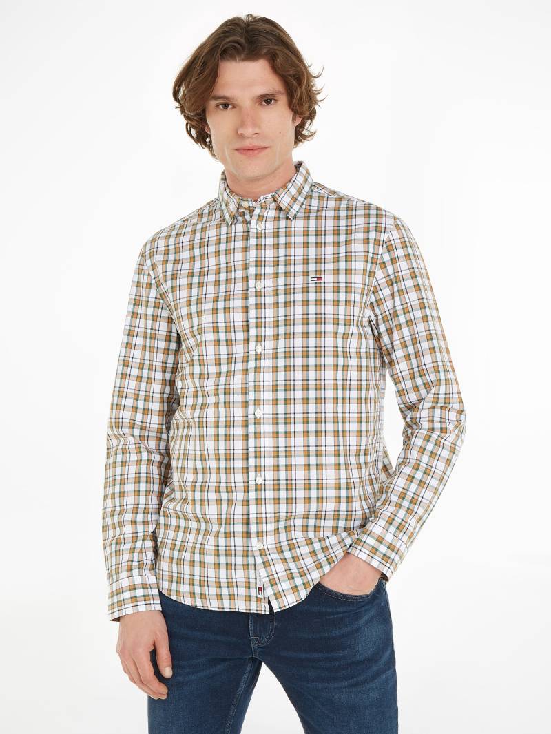 Tommy Jeans Karohemd »TJM REG ESSENTIAL CHECK SHIRT«, mit Logostickerei von Tommy Jeans