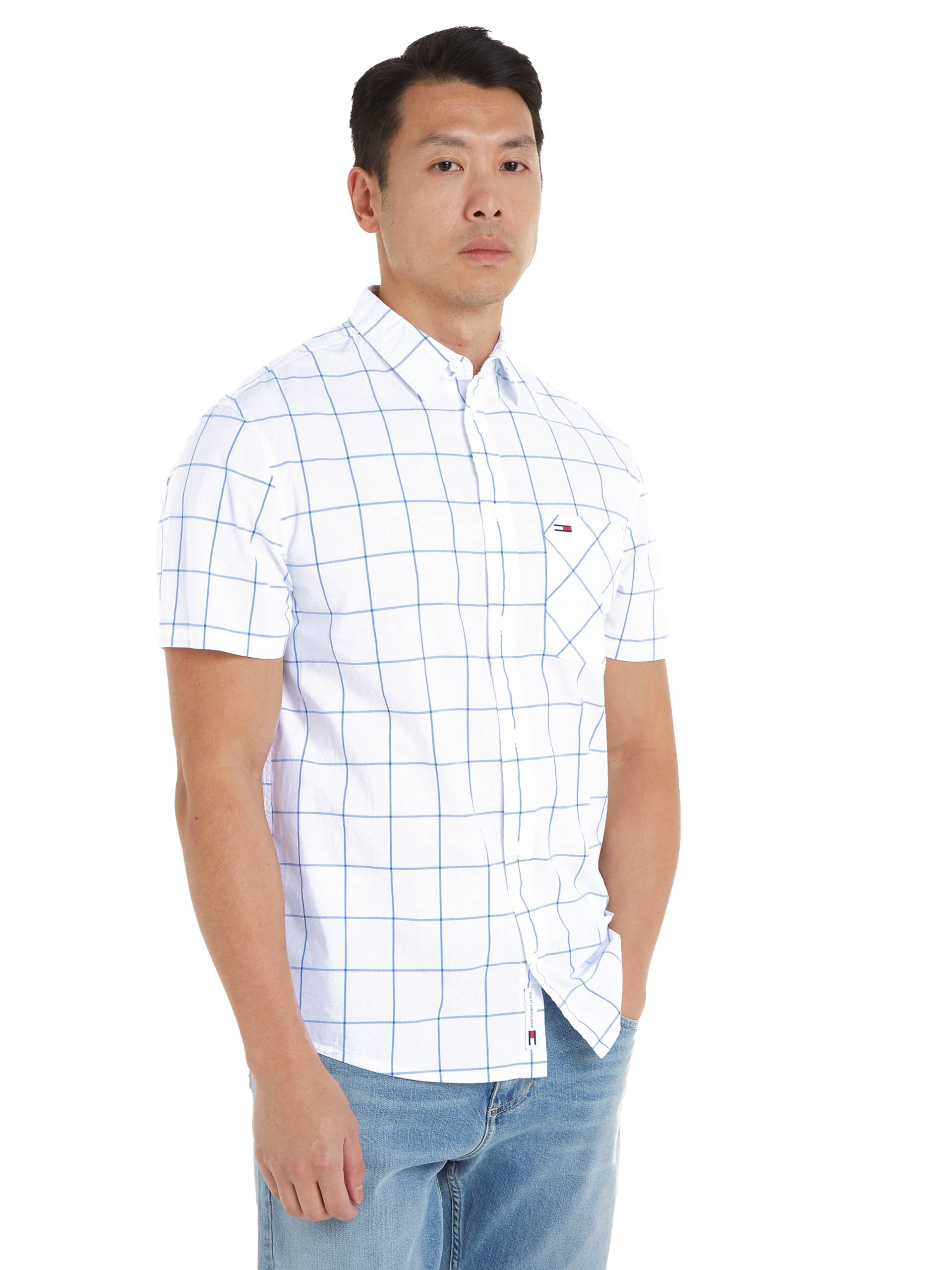 Tommy Jeans Kurzarmhemd »TJM REG CHECK POPLIN SS SHIRT« von Tommy Jeans