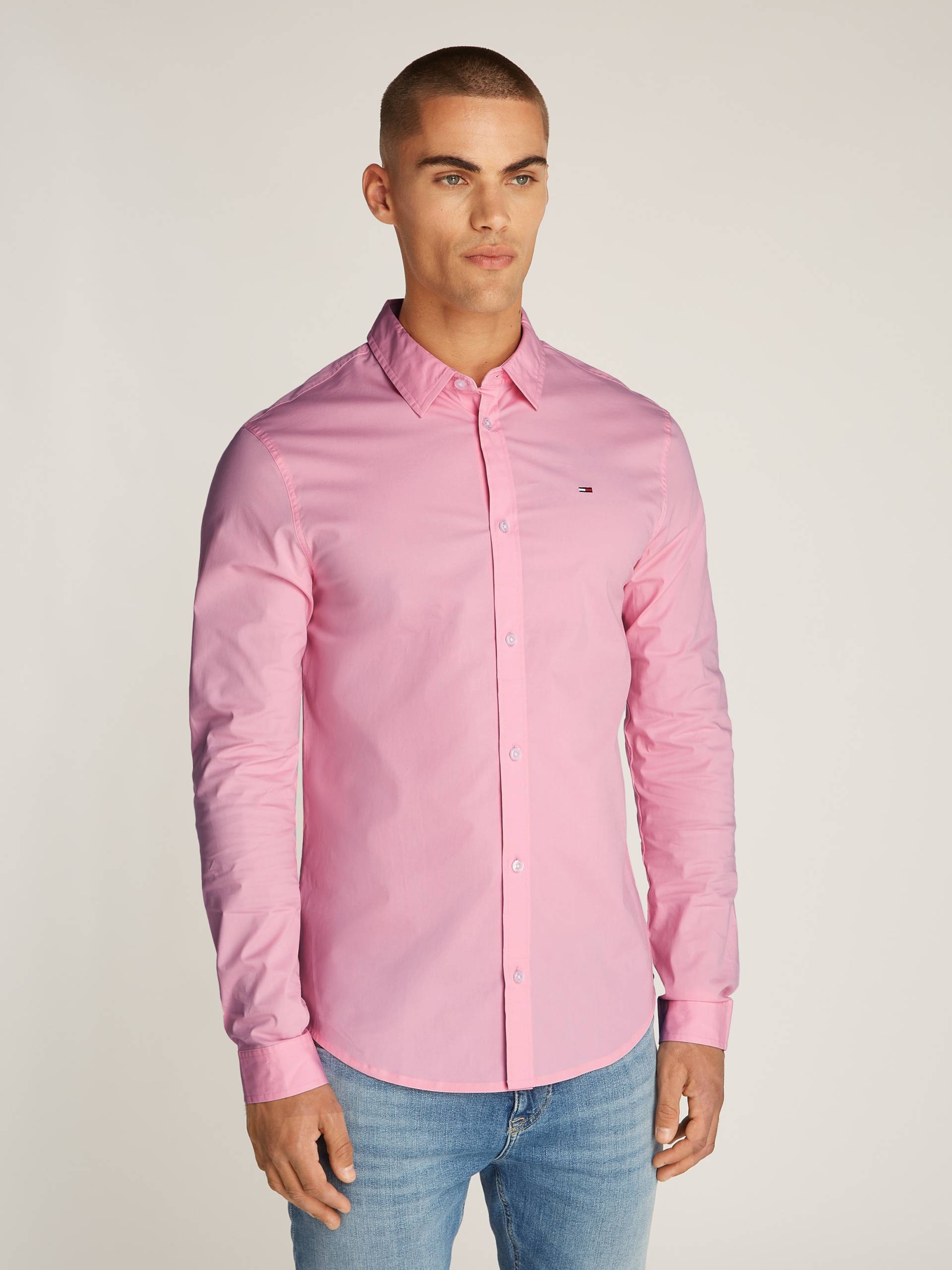 Tommy Jeans Langarmhemd »Sabim Stretch Hemd Shirt«, Stretch Hemd, Premium, Slim Fit, mit Elasthan von Tommy Jeans