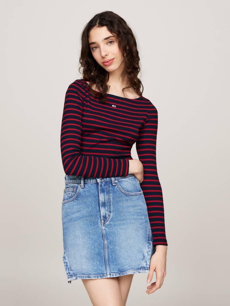 Tommy Jeans Langarmshirt »TJW BRETON STRIPE LS«, im Streifendesign von Tommy Jeans