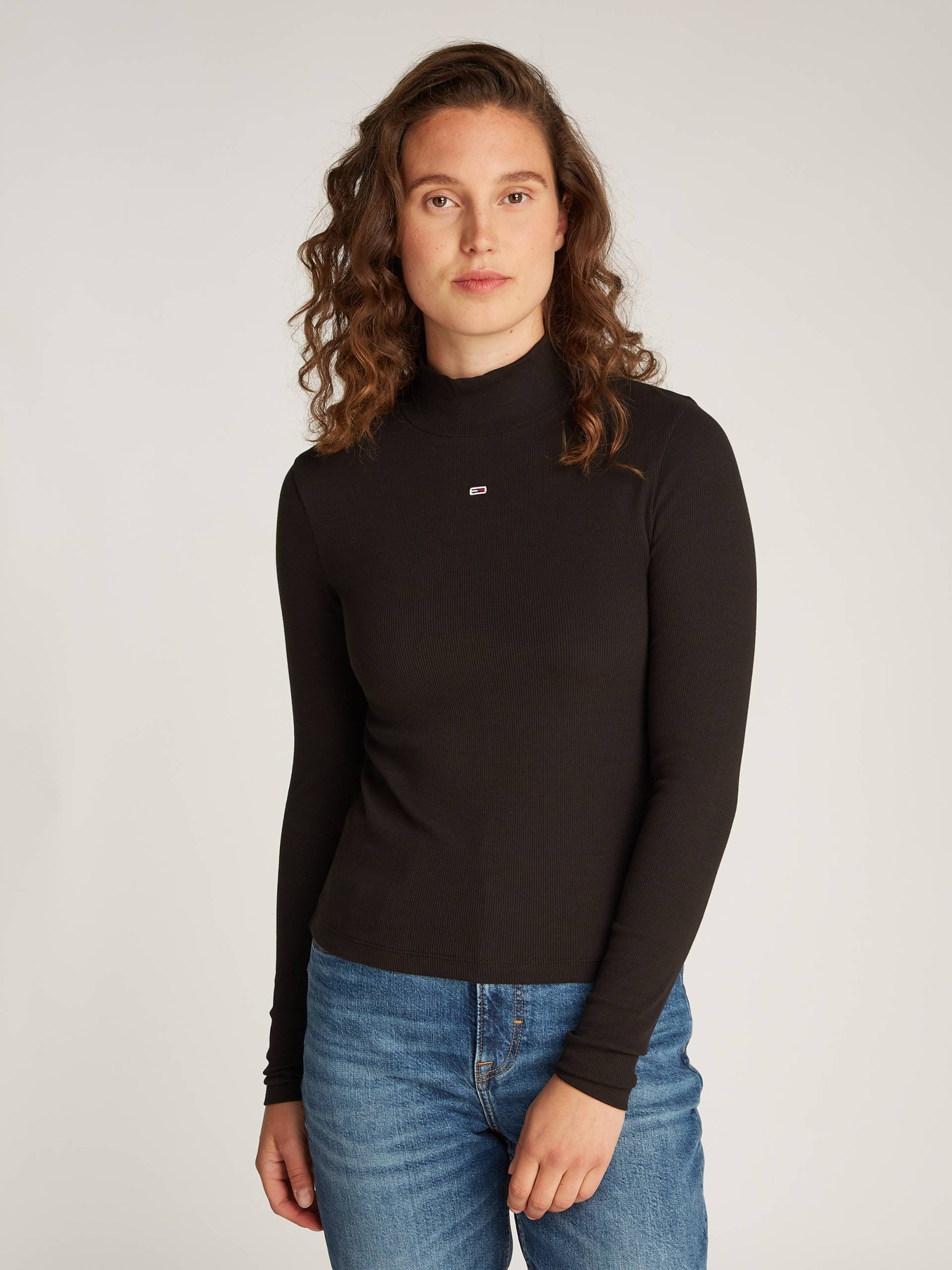 Tommy Jeans Langarmshirt »TJW ESSENTIAL MOCK NECK«, mit Stehkragen von Tommy Jeans