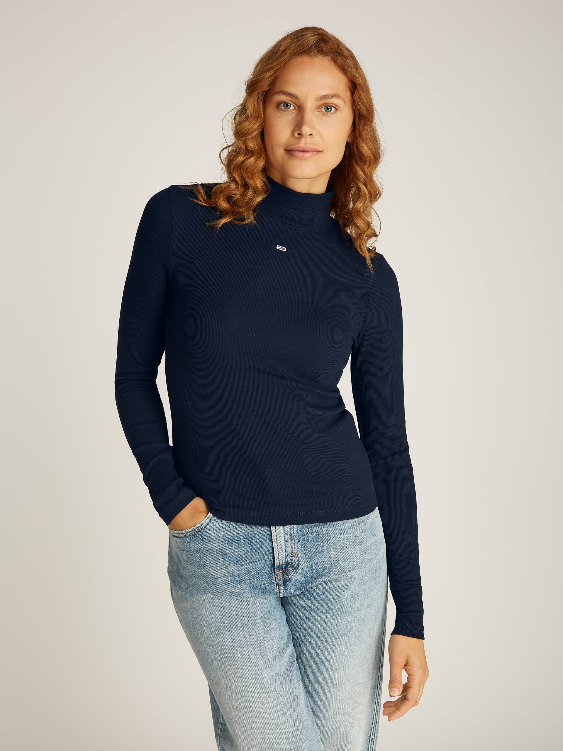 Tommy Jeans Langarmshirt »TJW ESSENTIAL MOCK NECK«, mit Stehkragen von Tommy Jeans