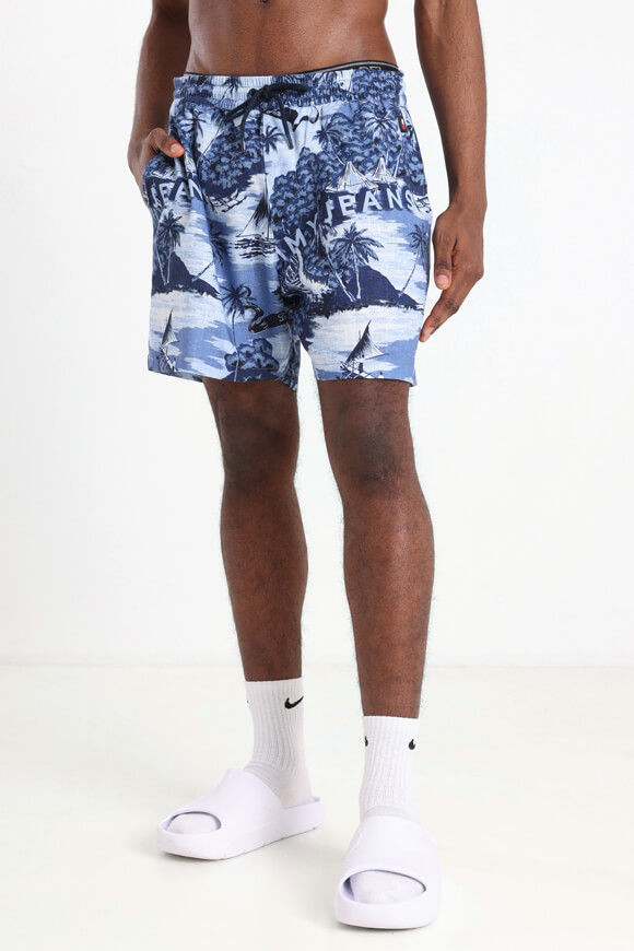 Tommy Jeans Leinenshorts | Hawaiian | Herren  | M von Tommy Jeans