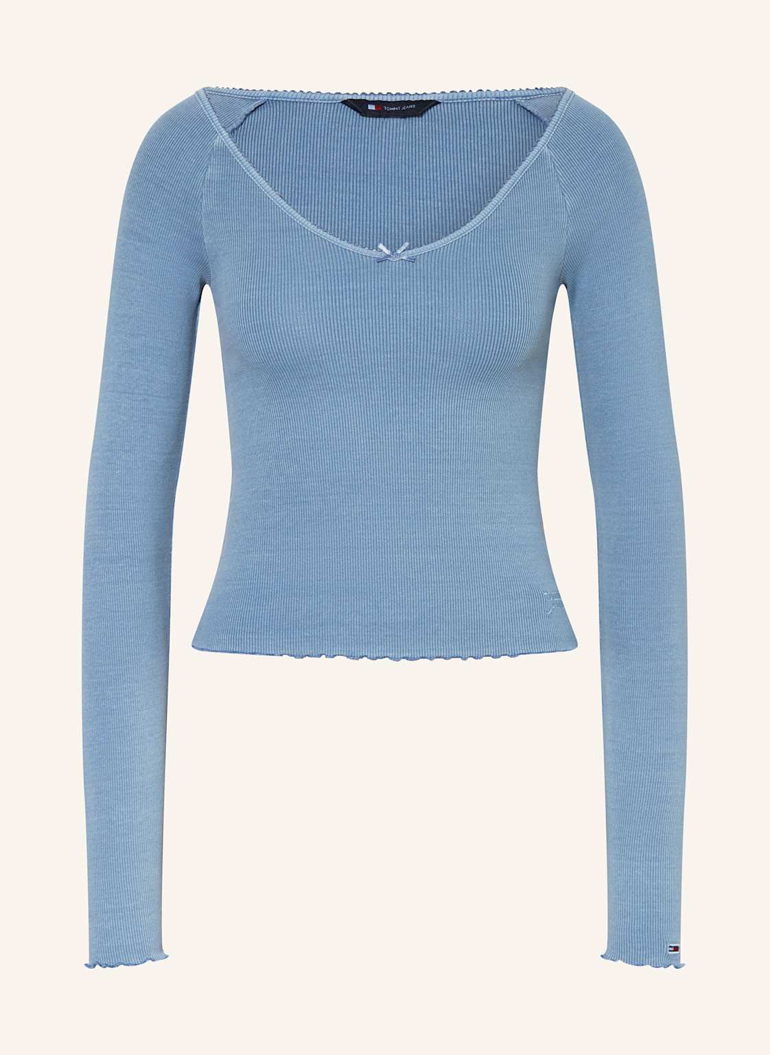 Tommy Jeans Longsleeve blau von Tommy Jeans