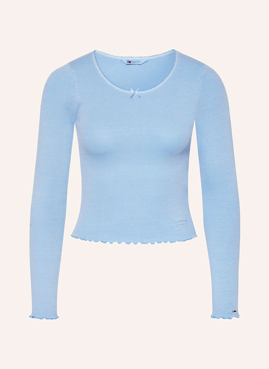 Tommy Jeans Longsleeve blau von Tommy Jeans