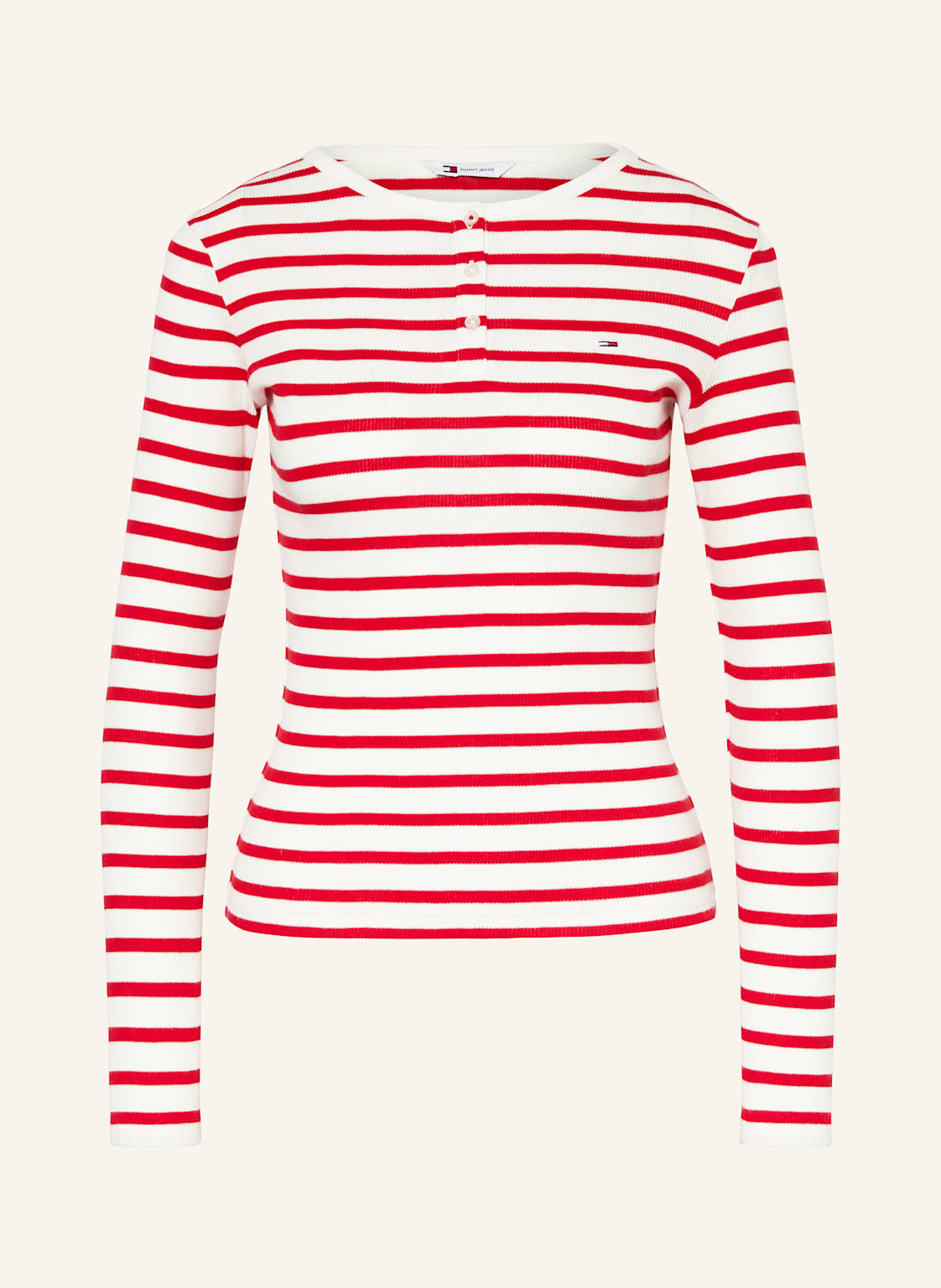 Tommy Jeans Longsleeve rot Tommy Jeans Longsleeve rot von Tommy Jeans