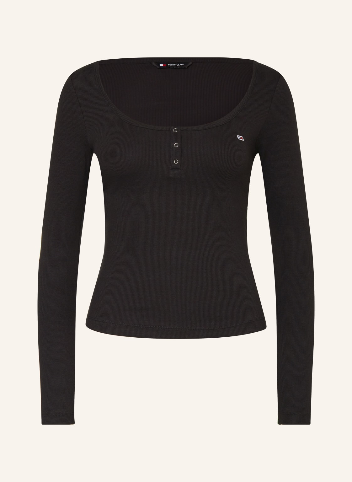 Tommy Jeans Longsleeve schwarz von Tommy Jeans