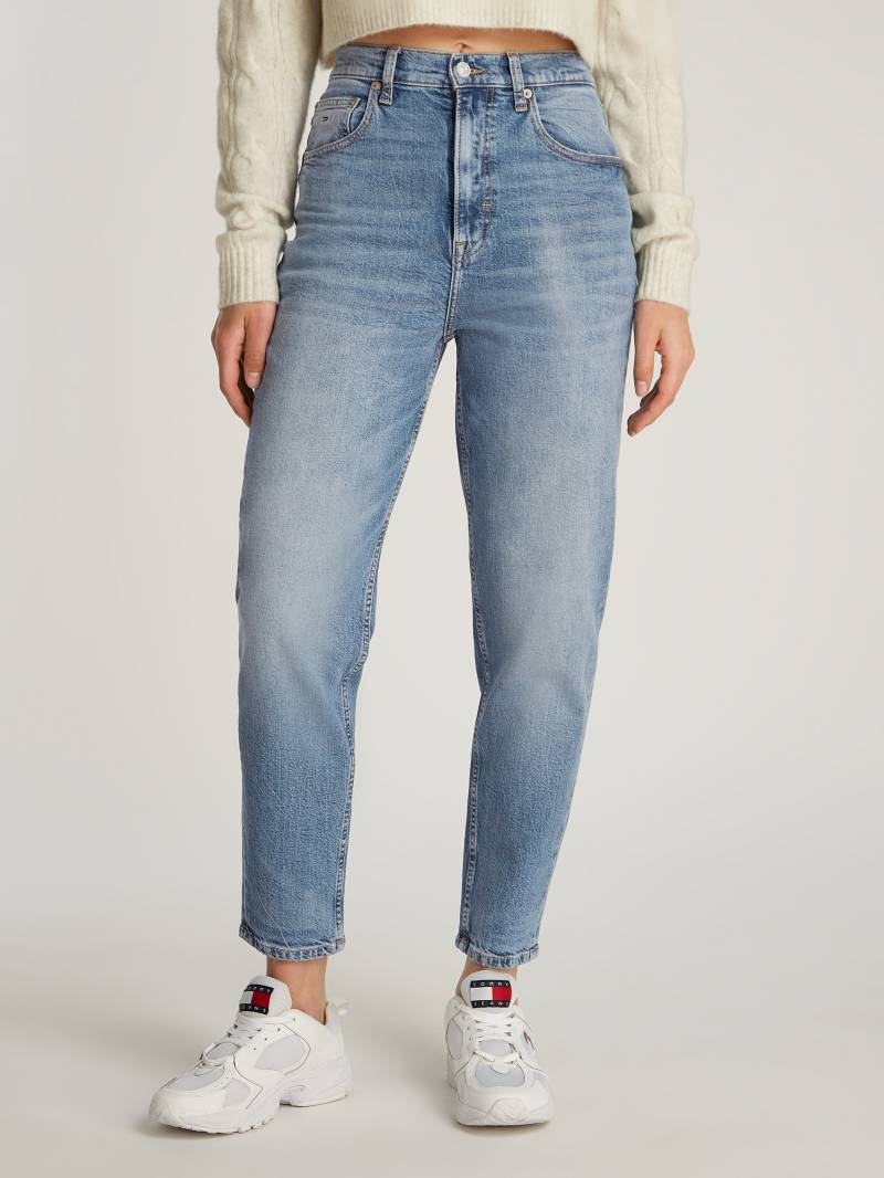 Tommy Jeans Mom-Jeans »High waist - Mom-Jeans Tapered«, mit Logo-Stickereien, in knöchelfreier Länge von Tommy Jeans