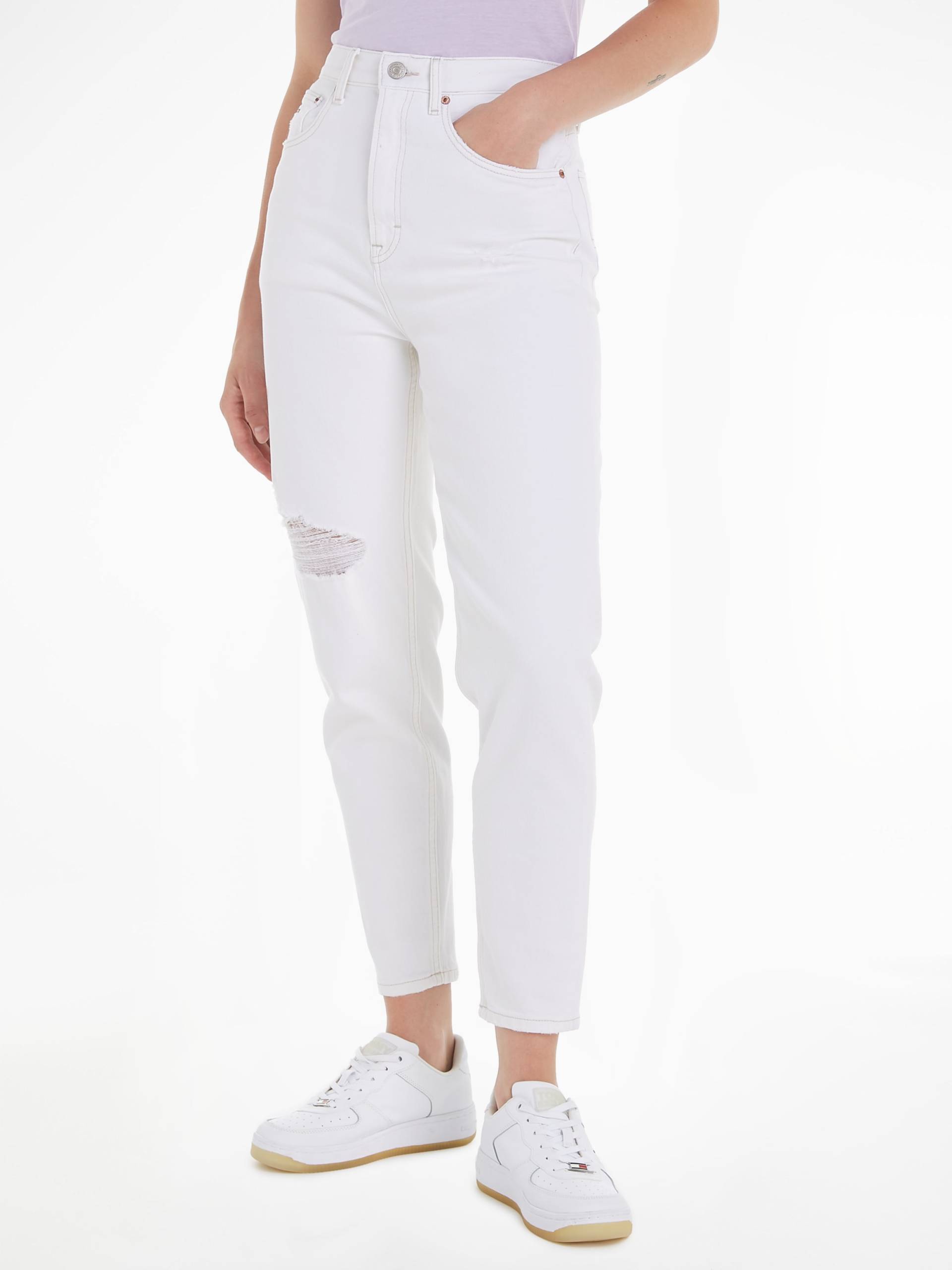 Tommy Jeans Mom-Jeans »High waist - Mom-Jeans Tapered«, mit Destroyed Effekten Tommy Jeans Mom-Jeans »High waist - Mom-Jeans Tapered«, mit Destroyed Effekten von Tommy Jeans