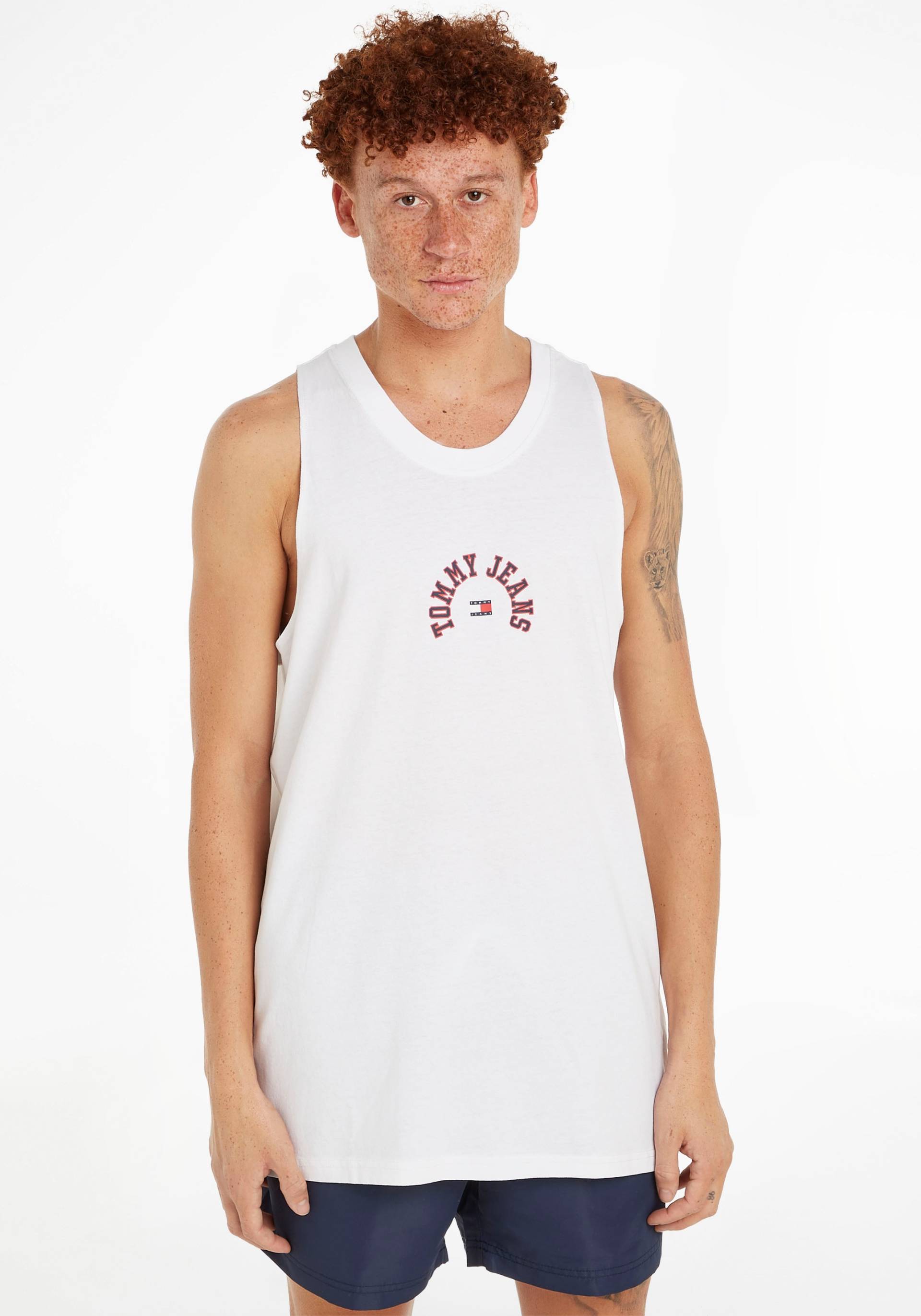 Tommy Jeans Muskelshirt »TJM CURVED TJ COLLEGE TANK TOP« Tommy Jeans Muskelshirt »TJM CURVED TJ COLLEGE TANK TOP« von Tommy Jeans
