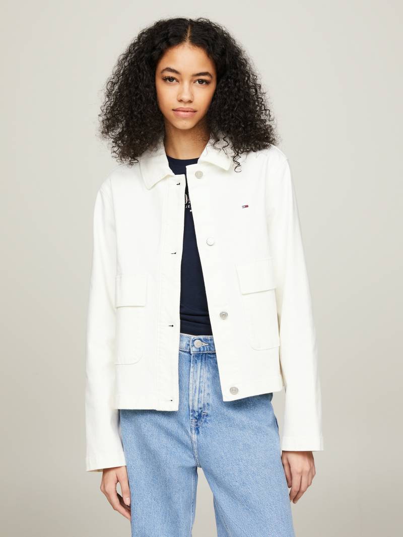 Tommy Jeans Outdoorjacke »TJW GMD COTTON JACKET«, mit Tommy Jeans Markenlabel von Tommy Jeans