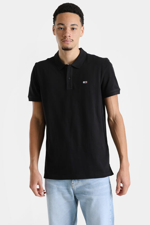 Tommy Jeans Poloshirt | Black | Herren  | L von Tommy Jeans