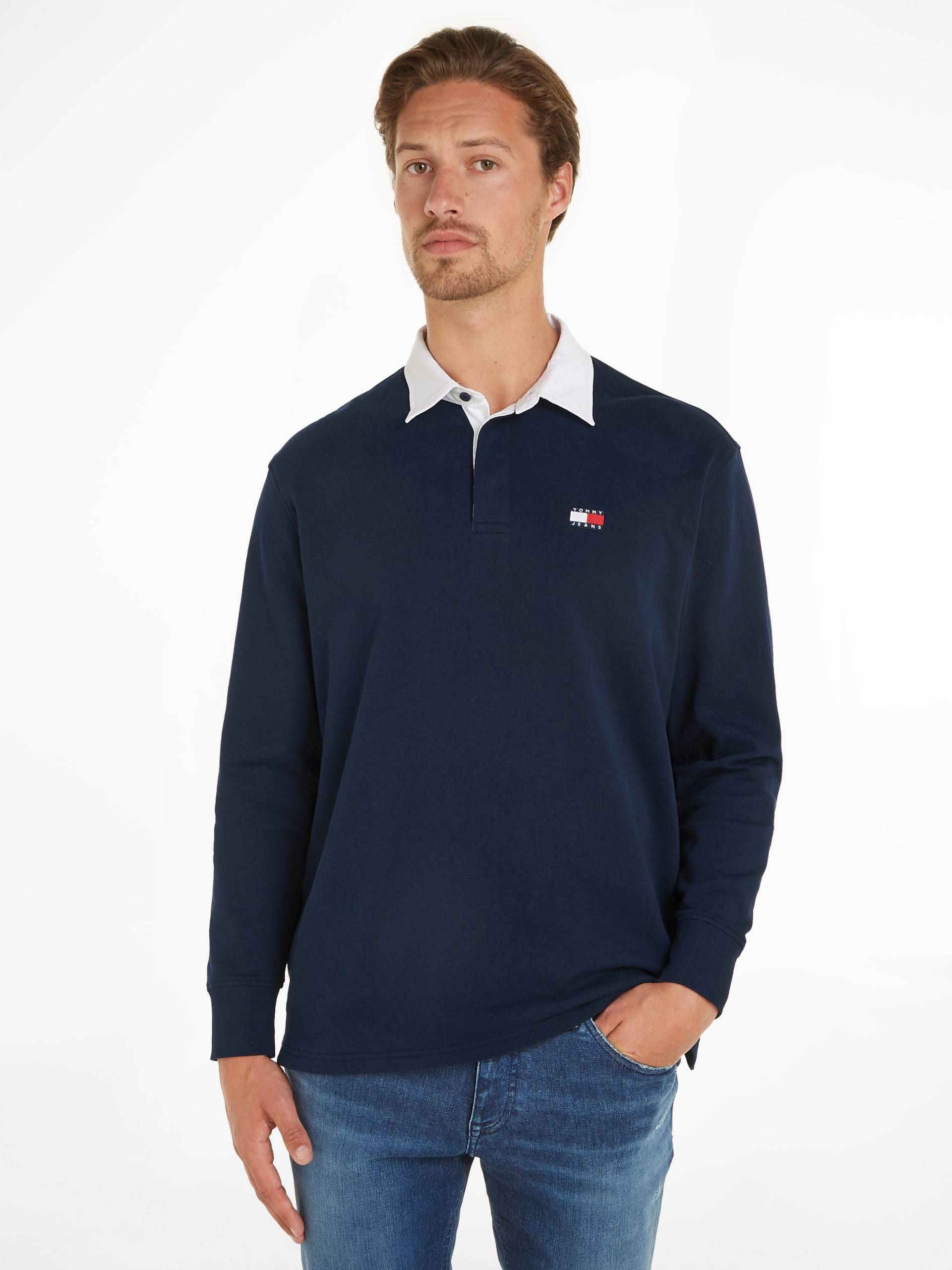 Tommy Jeans Poloshirt »TJM BADGE RUGBY«, mit farblich abgesetzten Kragen von Tommy Jeans