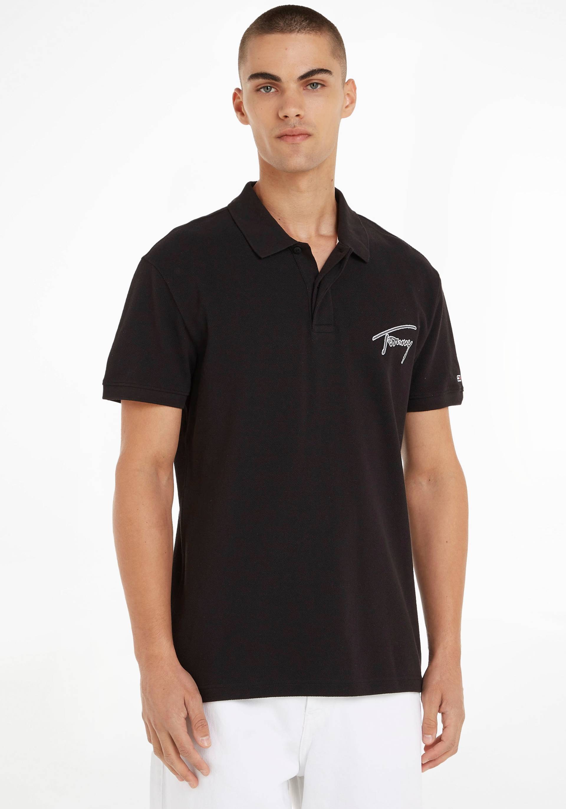 Tommy Jeans Poloshirt »TJM CLSC SIGNATURE POLO«, mit Logostickerei von Tommy Jeans