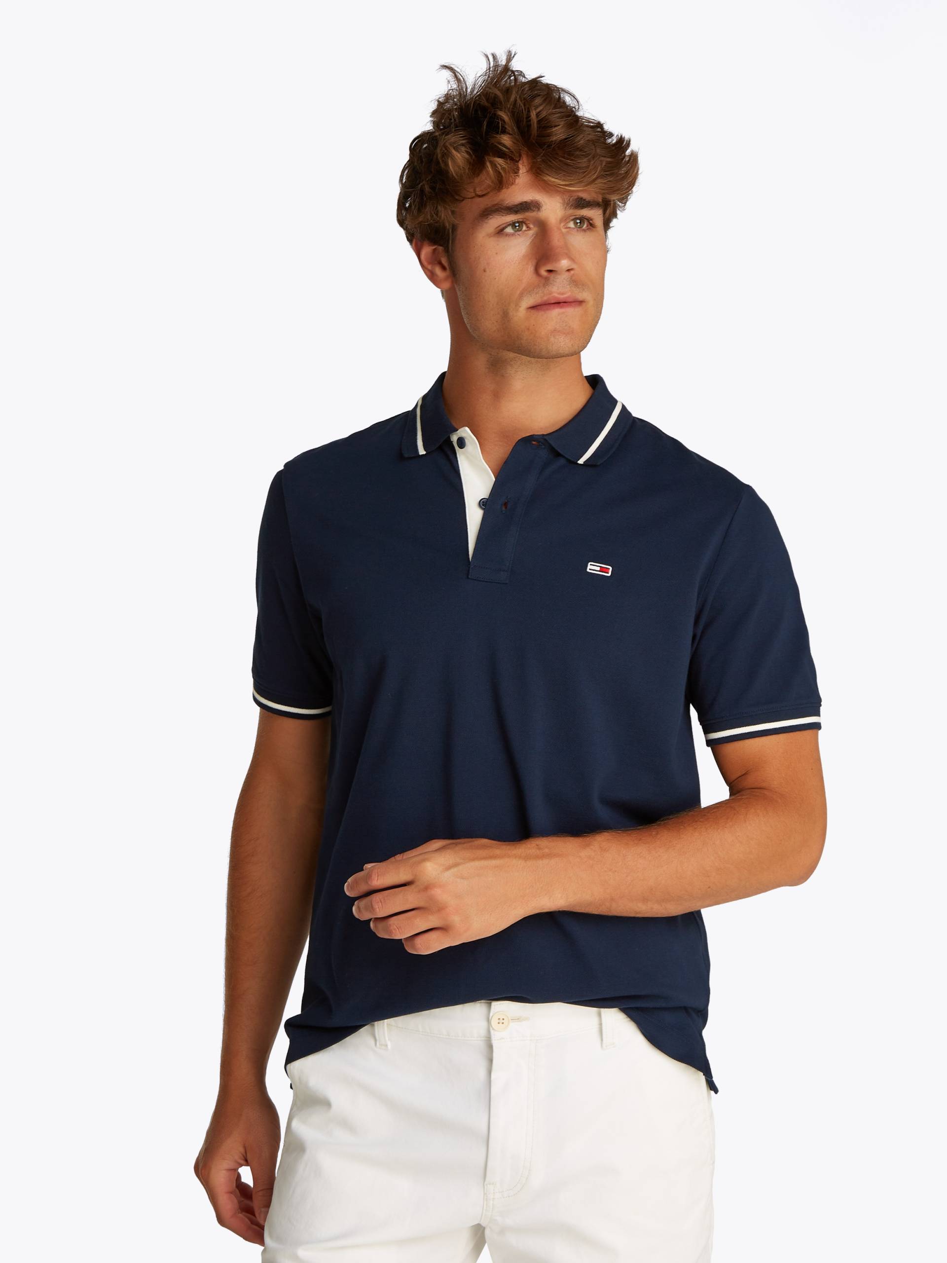 Tommy Jeans Poloshirt »TJM REG TIPPED POLO«, mit Streifendetails Tommy Jeans Poloshirt »TJM REG TIPPED POLO«, mit Streifendetails von Tommy Jeans
