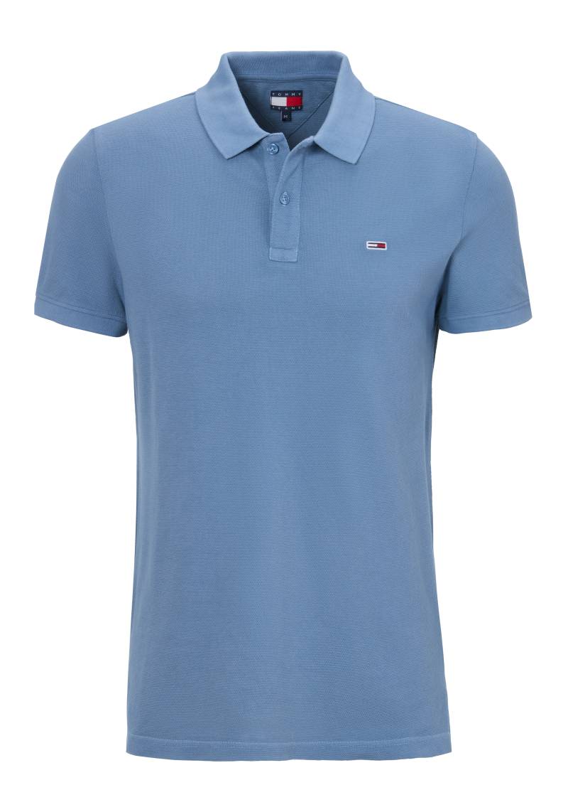 Tommy Jeans Poloshirt »TJM SLIM ESSENTIAL GD POLO SS«, mit Logostickerei von Tommy Jeans