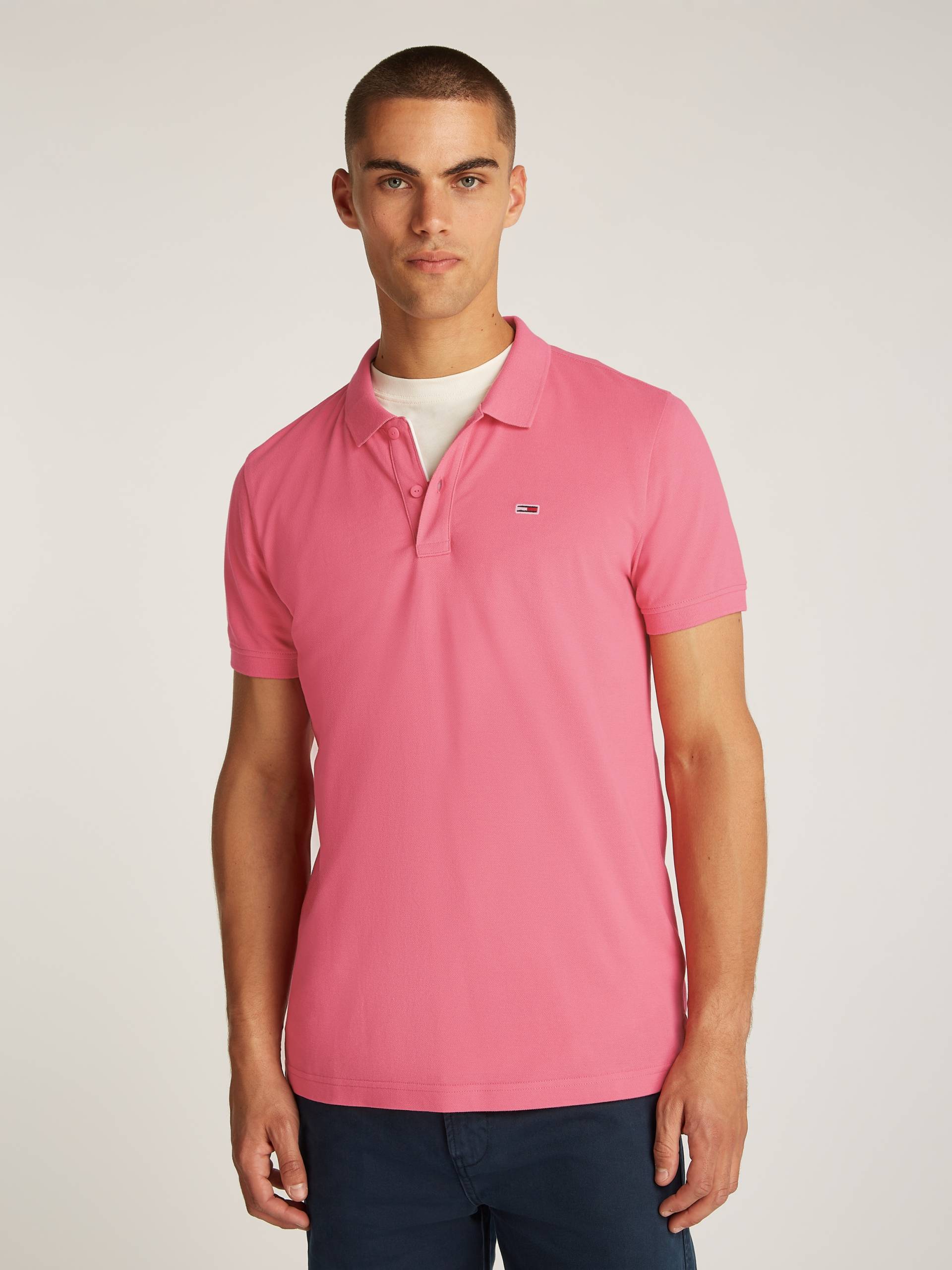 Tommy Jeans Poloshirt »TJM SLIM PLACKET POLO«, Piqué mit Polokragen Tommy Jeans Poloshirt »TJM SLIM PLACKET POLO«, Piqué mit Polokragen von Tommy Jeans