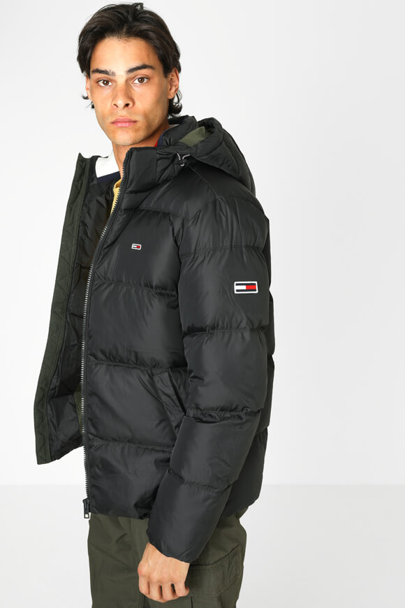 Tommy Jeans Puffer Daunenjacke | Black | Herren  | XS von Tommy Jeans