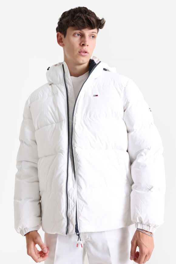 Tommy Jeans Puffer Daunenjacke | White | Herren  | L von Tommy Jeans