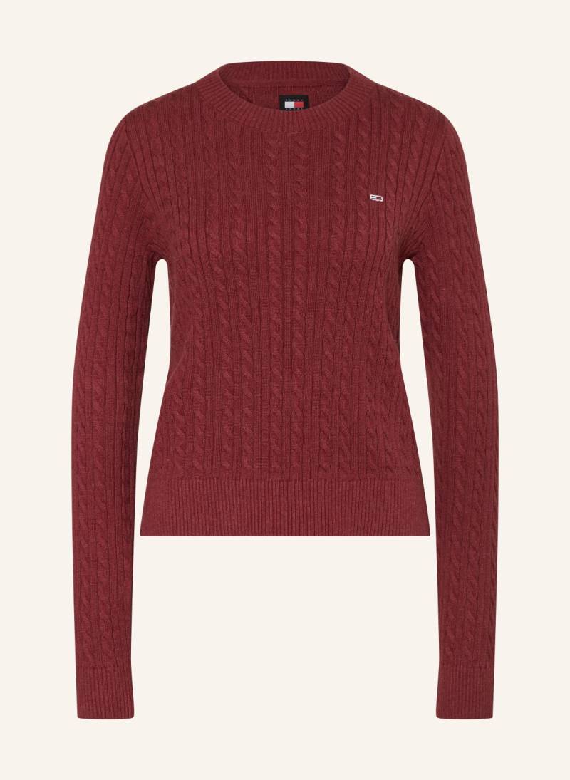 Tommy Jeans Pullover rot von Tommy Jeans