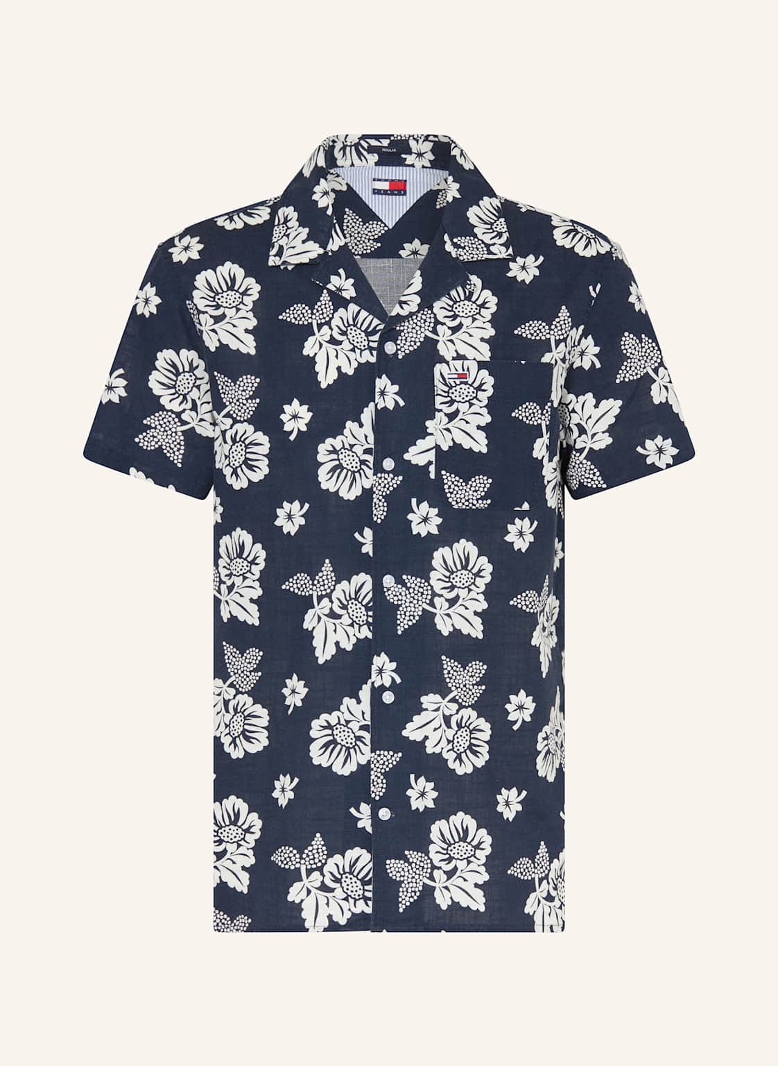 Tommy Jeans Resorthemd Comfort Fit blau von Tommy Jeans