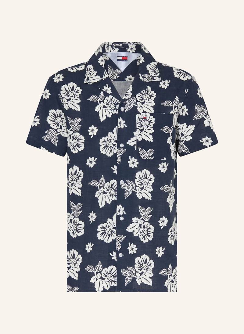 Tommy Jeans Resorthemd Comfort Fit blau von Tommy Jeans