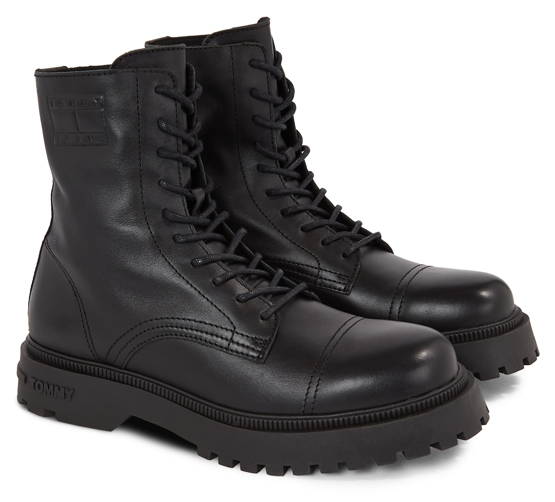 Tommy Jeans Schnürstiefelette »TJM CASUAL BOOT«, mit seitlicher Logoprägung von Tommy Jeans