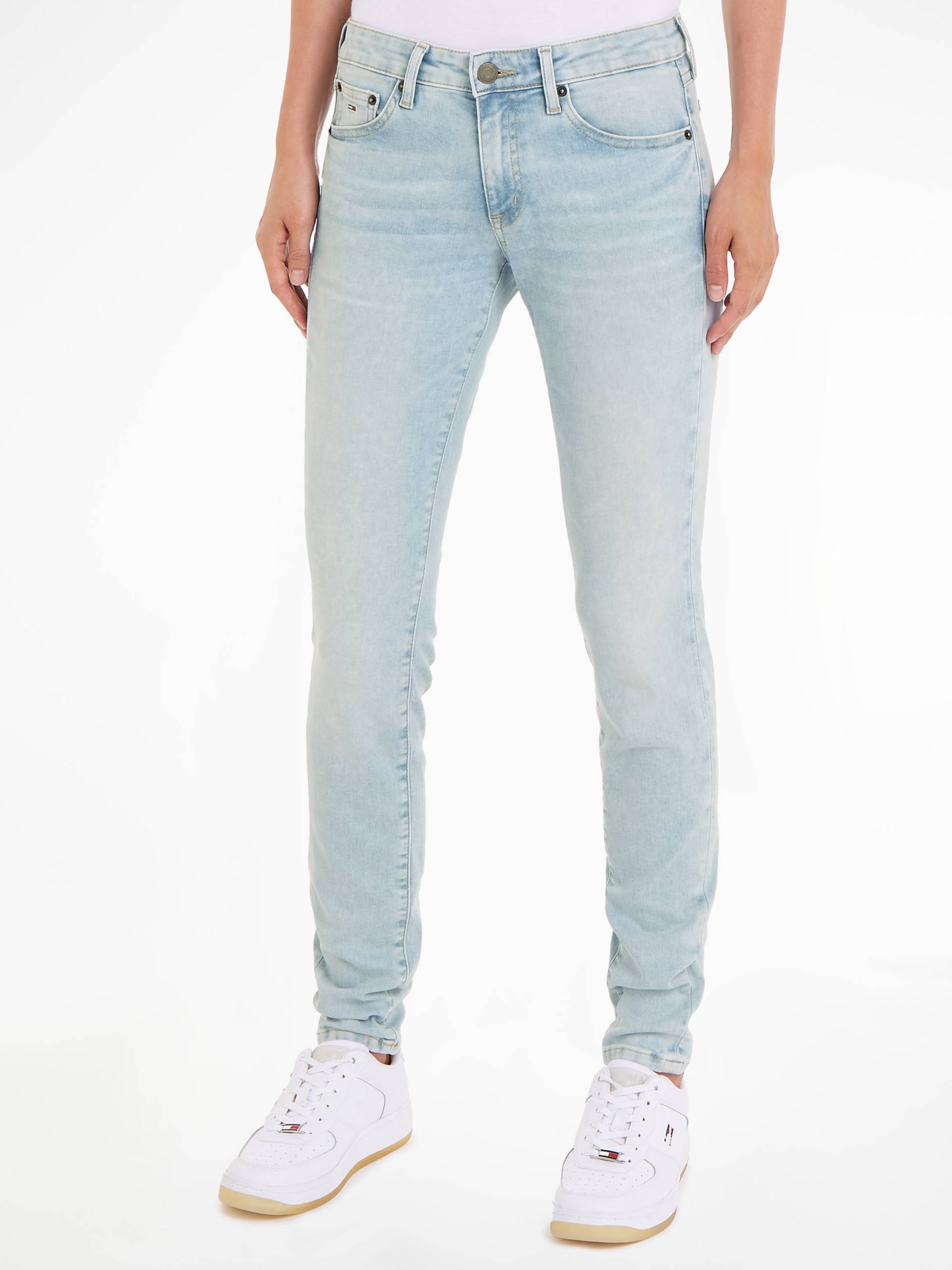 Tommy Jeans Slim-fit-Jeans »Skinny Jeans Marken Low Waist Mittlere Leibhöhe«, mit Faded-Out Effekten Tommy Jeans Slim-fit-Jeans »Skinny Jeans Marken Low Waist Mittlere Leibhöhe«, mit Faded-Out Effekten von Tommy Jeans