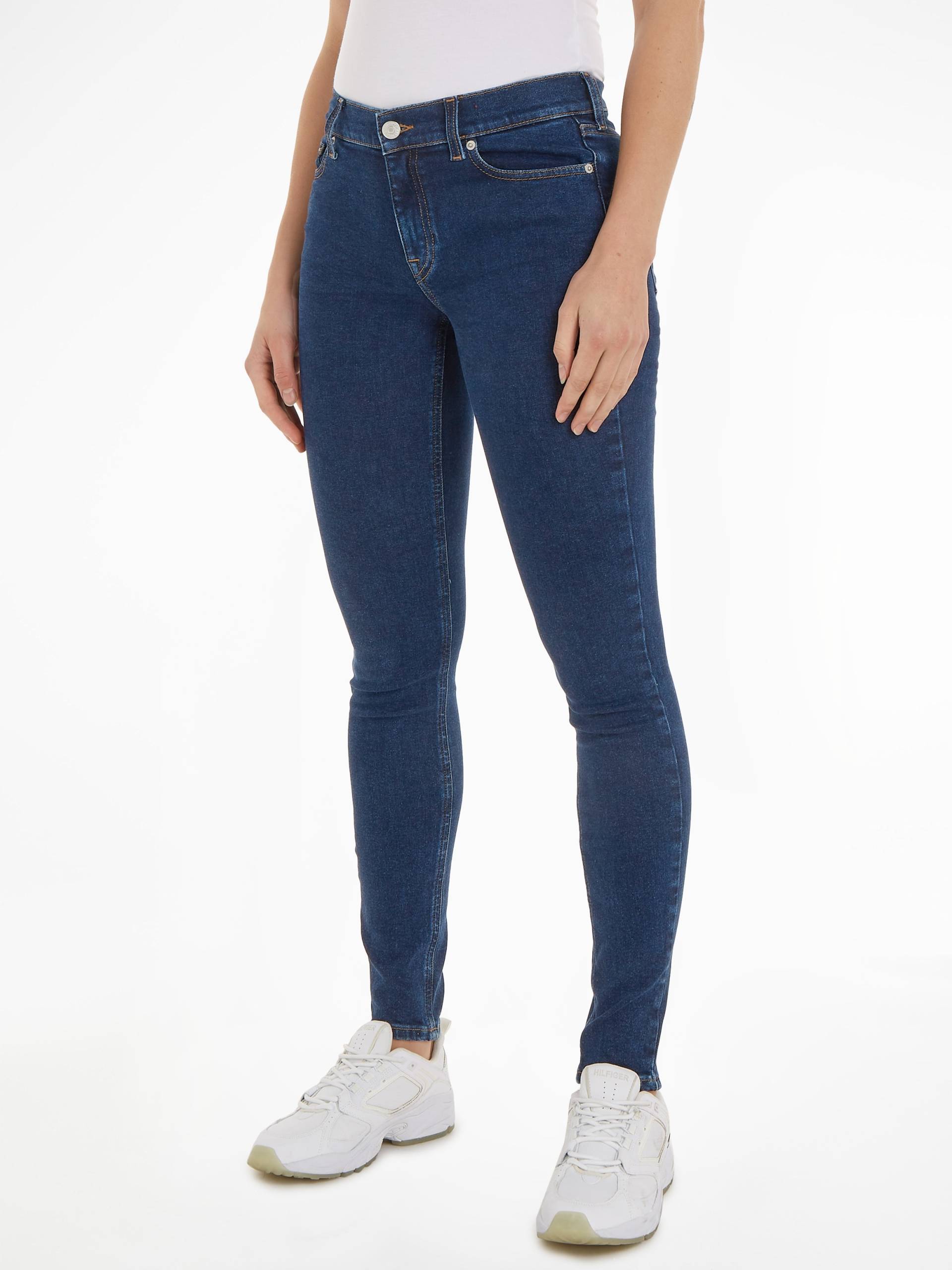 Tommy Jeans Skinny-fit-Jeans »Nora Mid Rise Skinny Fit«, mit Logobadge und Logostickerei Tommy Jeans Skinny-fit-Jeans »Nora Mid Rise Skinny Fit«, mit Logobadge und Logostickerei von Tommy Jeans