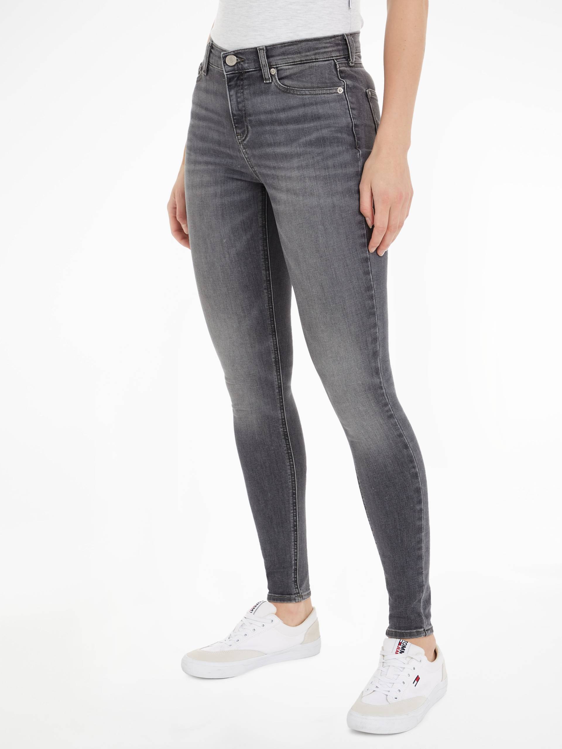 Tommy Jeans Skinny-fit-Jeans »Tommy Jeans - Damenjeans- NORA Mid Rise - Skinny Fit«, mit Waschung, Logo-Badge von Tommy Jeans
