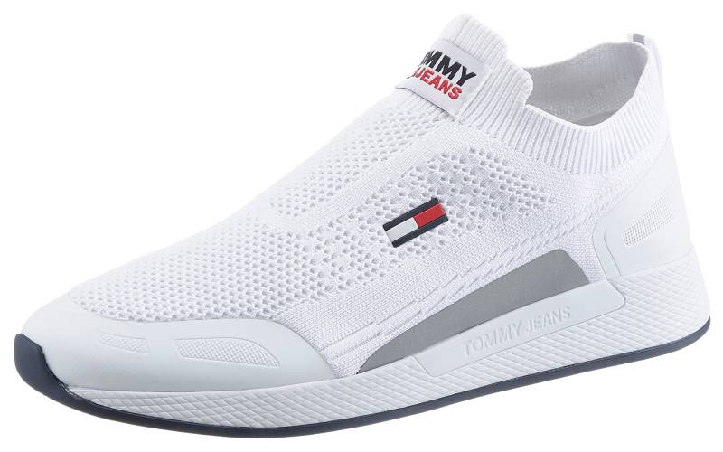 Tommy Jeans Slip-On Sneaker »TOMMY JEANS FLEXI SOCK RUNNER«, Slipper, Freizeitschuh mit praktischer Anziehlasche von Tommy Jeans