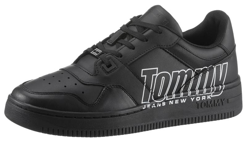 Tommy Jeans Sneaker »TJM BASKET LOGO«, mit gepolstertem Schaftrand, Freizeitschuh, Halbschuh, Schnürschuh von Tommy Jeans