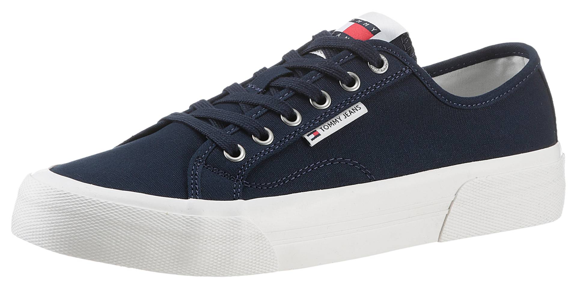 Tommy Jeans Sneaker »TJM LACE UP CANVAS COLOR«, mit Label, Freizeitschuh, Halbschuh, Schnürschuh von Tommy Jeans