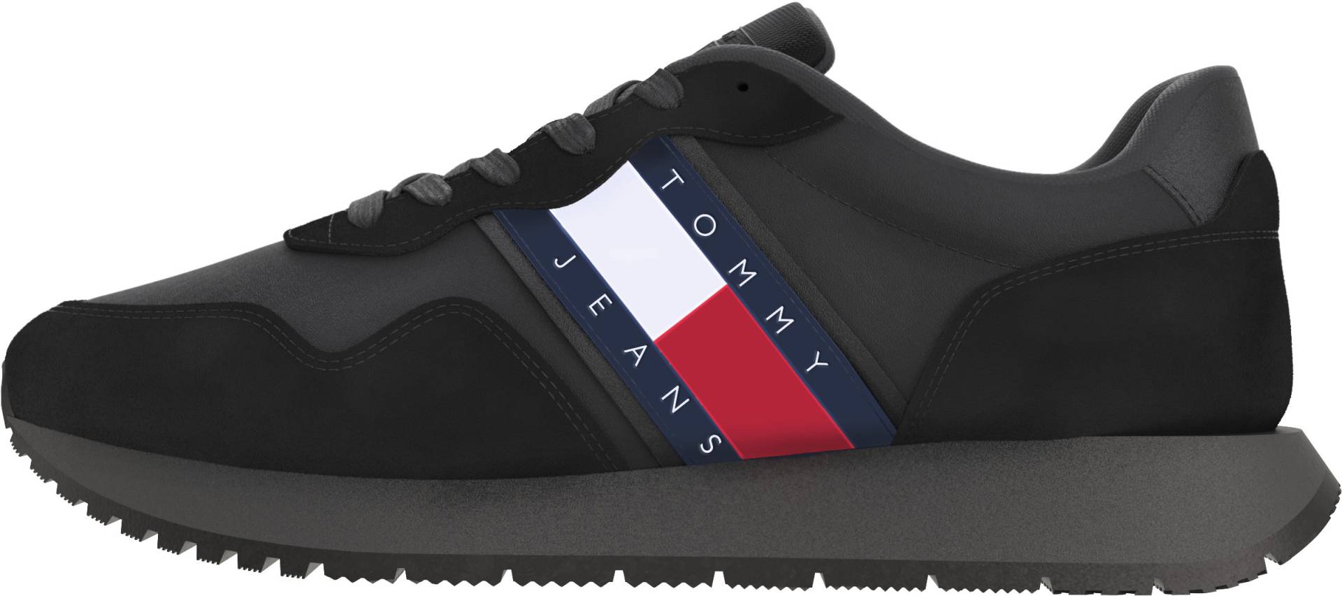 Tommy Jeans Sneaker »TJM MODERN RUNNER«, Freizeitschuh, Halbschuh, Schnürschuh mit seitlicher Logoflagge Tommy Jeans Sneaker »TJM MODERN RUNNER«, Freizeitschuh, Halbschuh, Schnürschuh mit seitlicher Logoflagge von Tommy Jeans