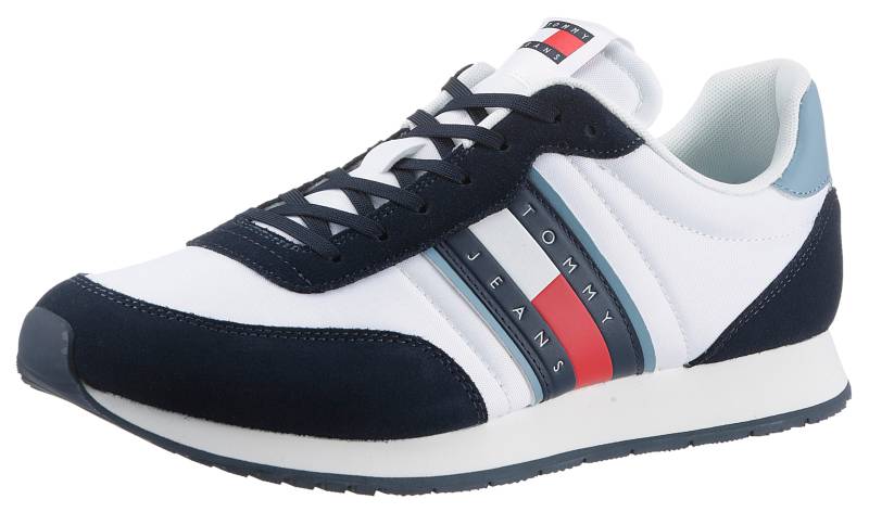 Tommy Jeans Sneaker »TJM RUNNER CASUAL ESS«, Freizeitschuh, Halbschuh, Schnürschuh mit seitlicher Logoflagge von Tommy Jeans