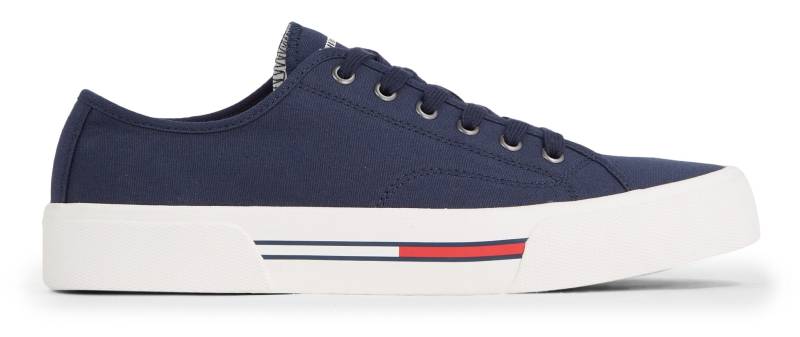 Tommy Jeans Sneaker »TOMMY JEANS CANVAS SNEAKER«, mit Logoflagge in der Sohle, Freizeitschuh, Halbschuh, Schnürschuh von Tommy Jeans