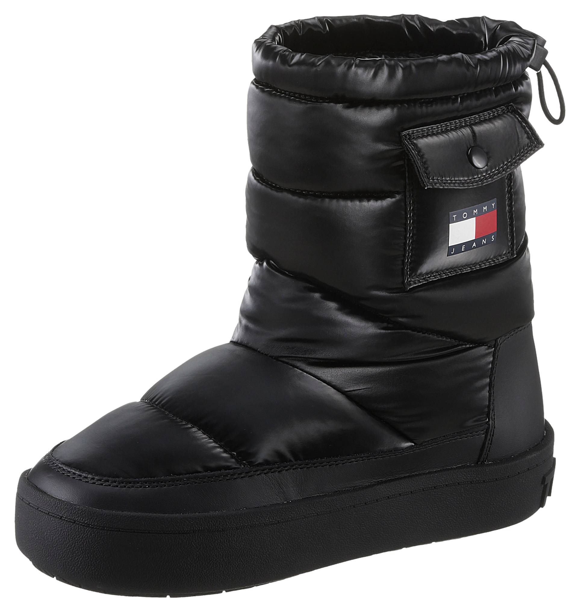 Tommy Jeans Snowboots »TJW WINTER FEMININE BOOT«, Plateau, Schneestiefel, Winterboots zum Schlupfen von Tommy Jeans