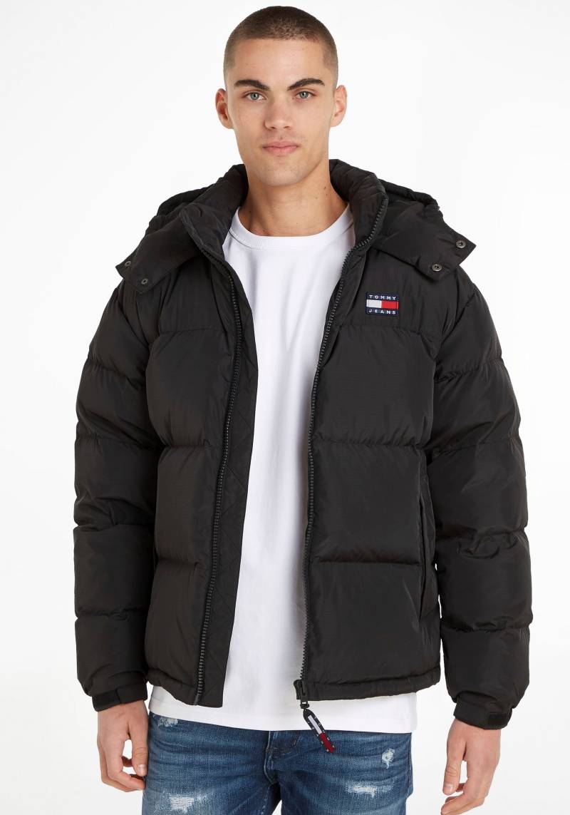 Tommy Jeans Steppjacke »TJM ALASKA PUFFER«, mit Kapuze, mit Markenlabel von Tommy Jeans