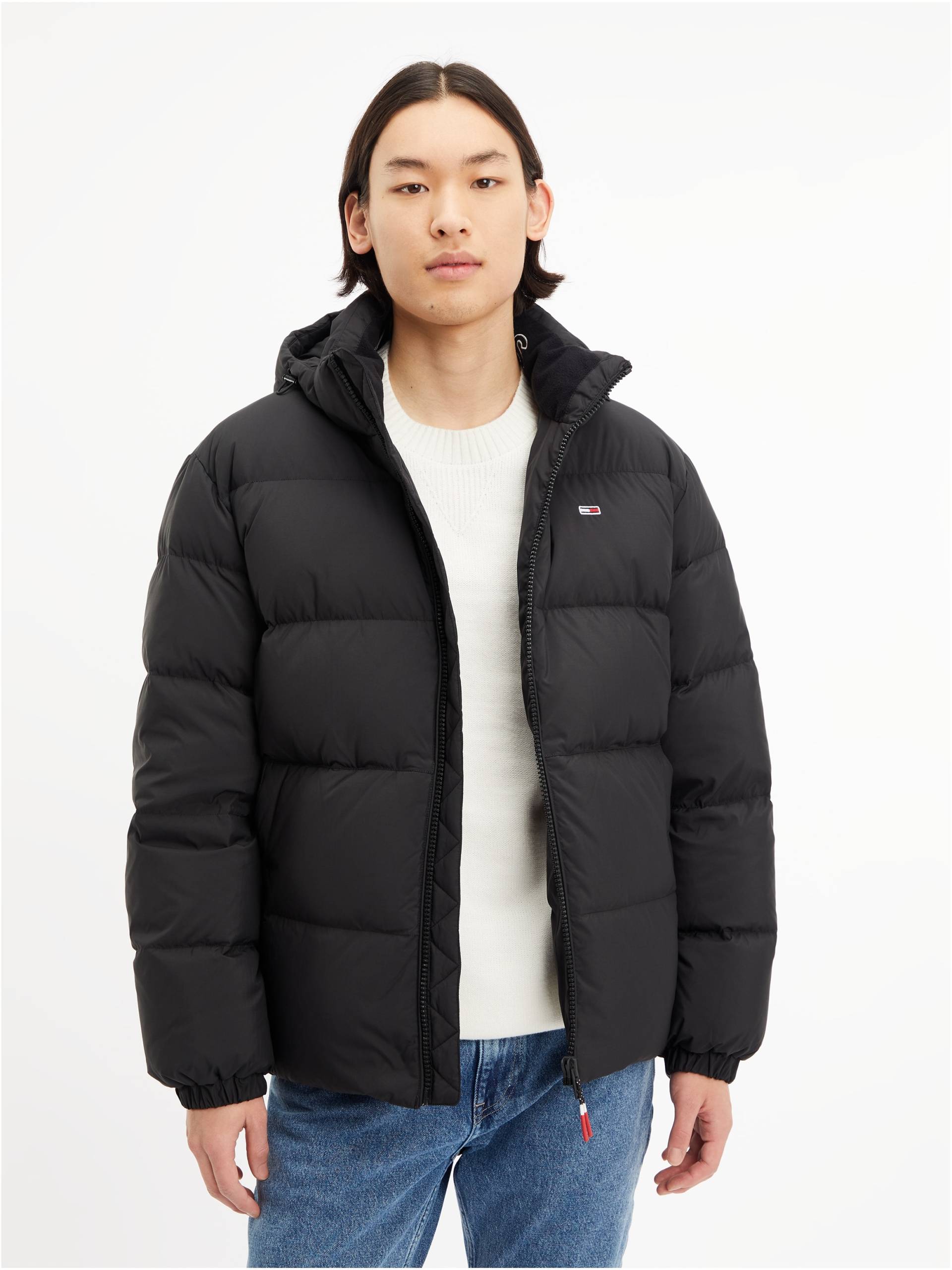 Tommy Jeans Daunenjacke »TJM ESSENTIAL DOWN JACKET«, mit Kapuze, mit Tunnelzug und Stoppern an der Kapuze von Tommy Jeans