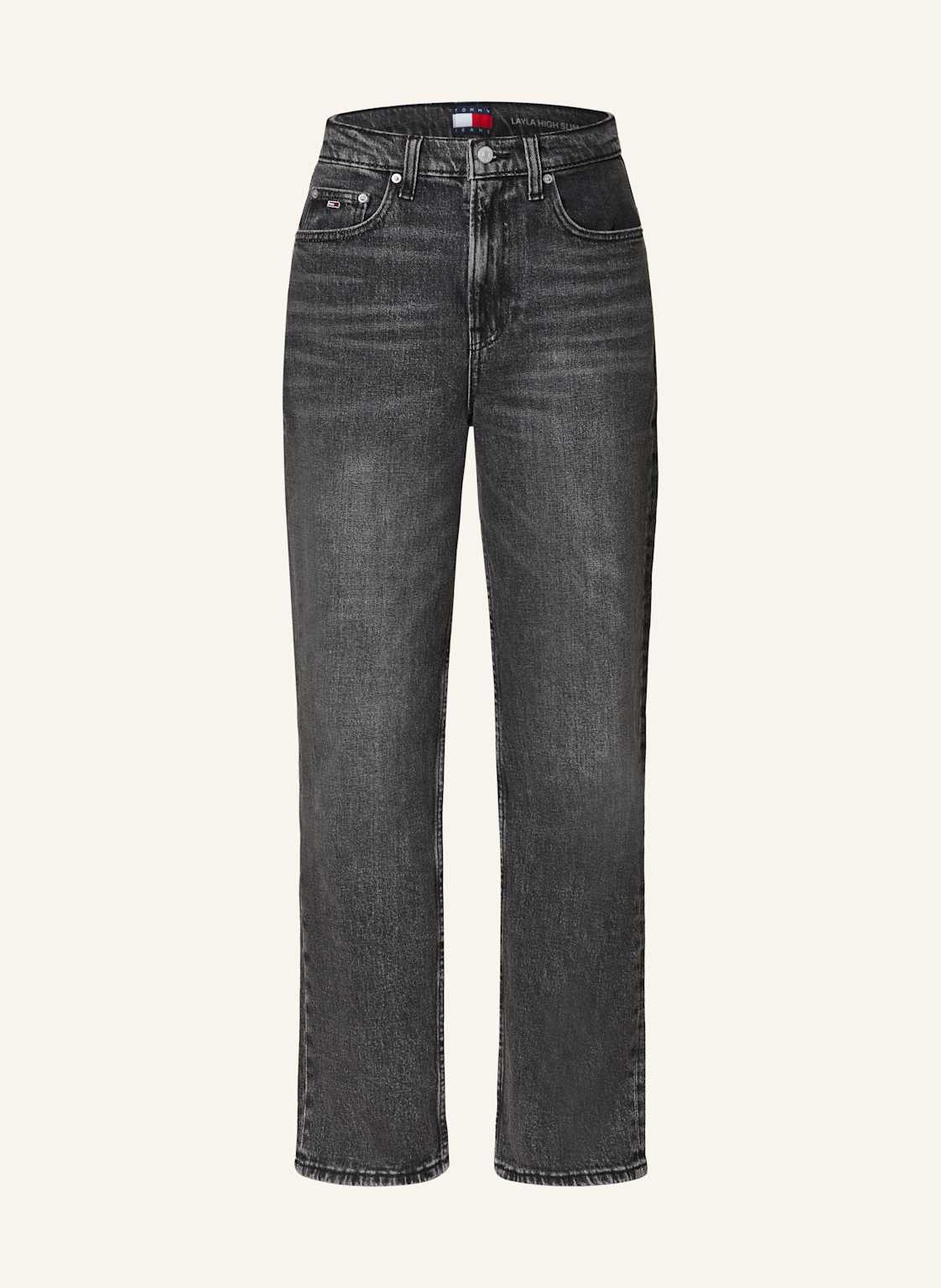 Tommy Jeans Straight Jeans Layla schwarz von Tommy Jeans