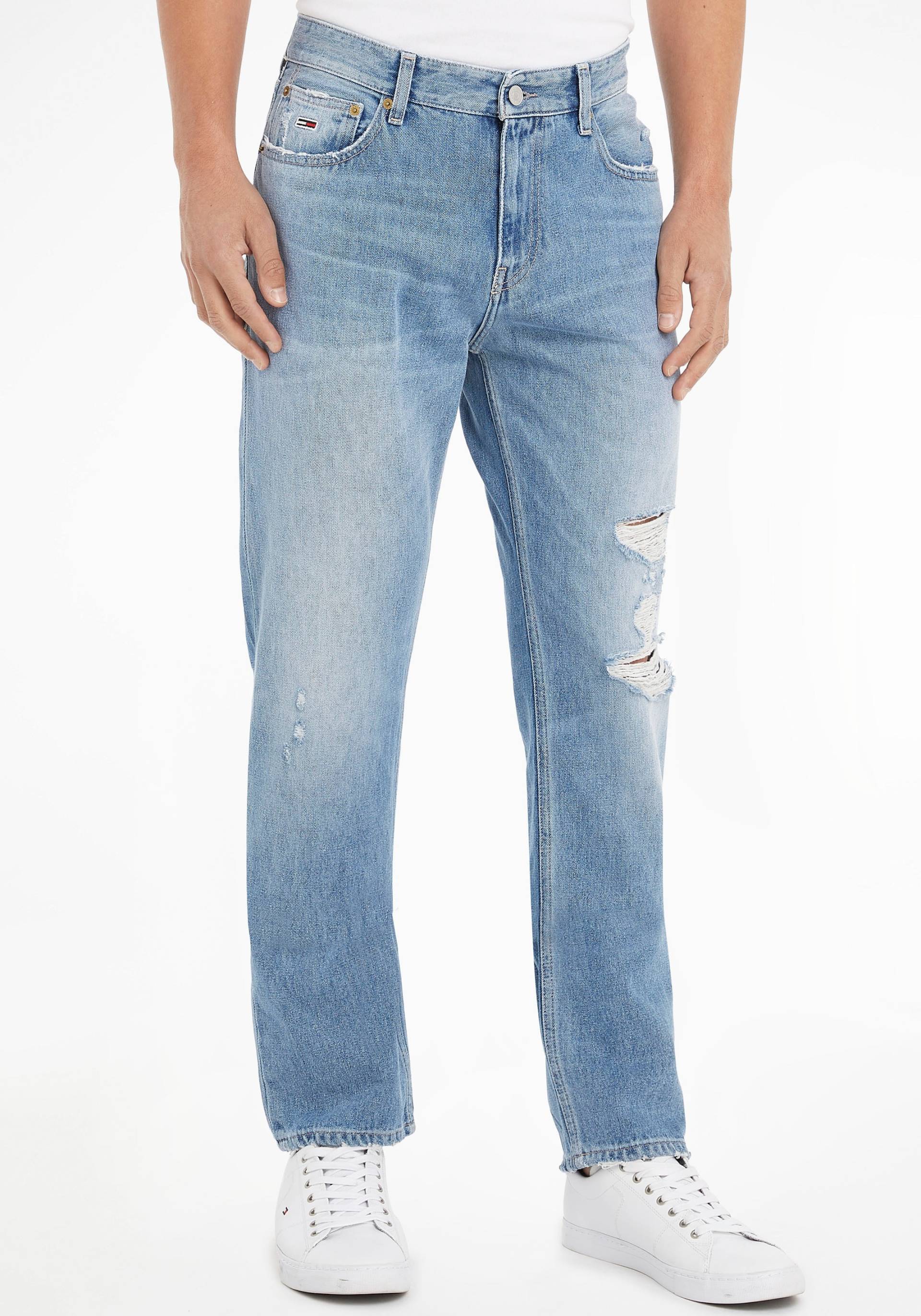 Tommy Jeans Straight-Jeans »RYAN RGLR STRGHT BG8016«, mit Abrieb- und Destroyed-Effekten von Tommy Jeans