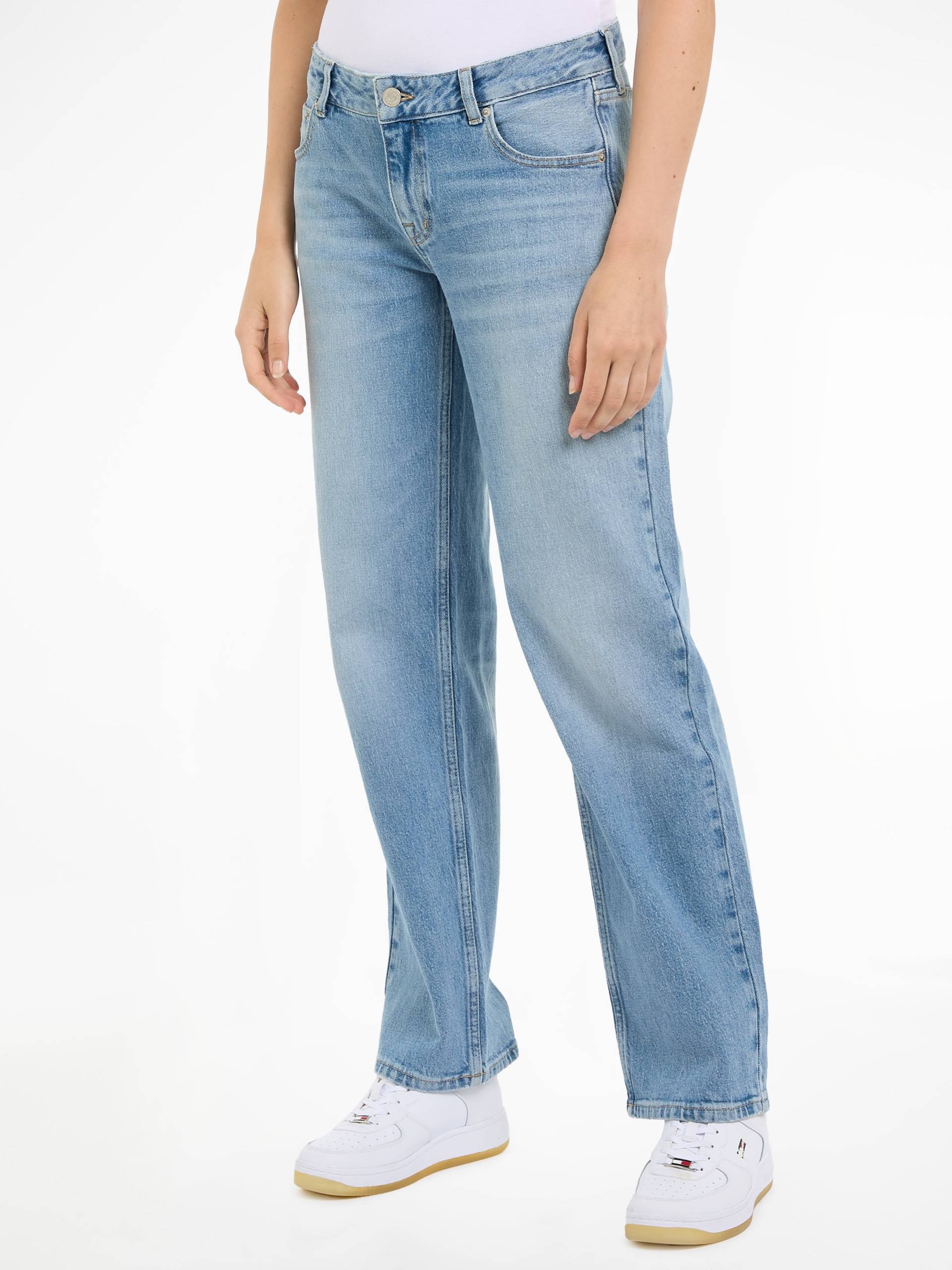 Tommy Jeans Straight-Jeans »SOPHIE LW STR CH0152«, mit Tommy Jeans Logo-Badge von Tommy Jeans