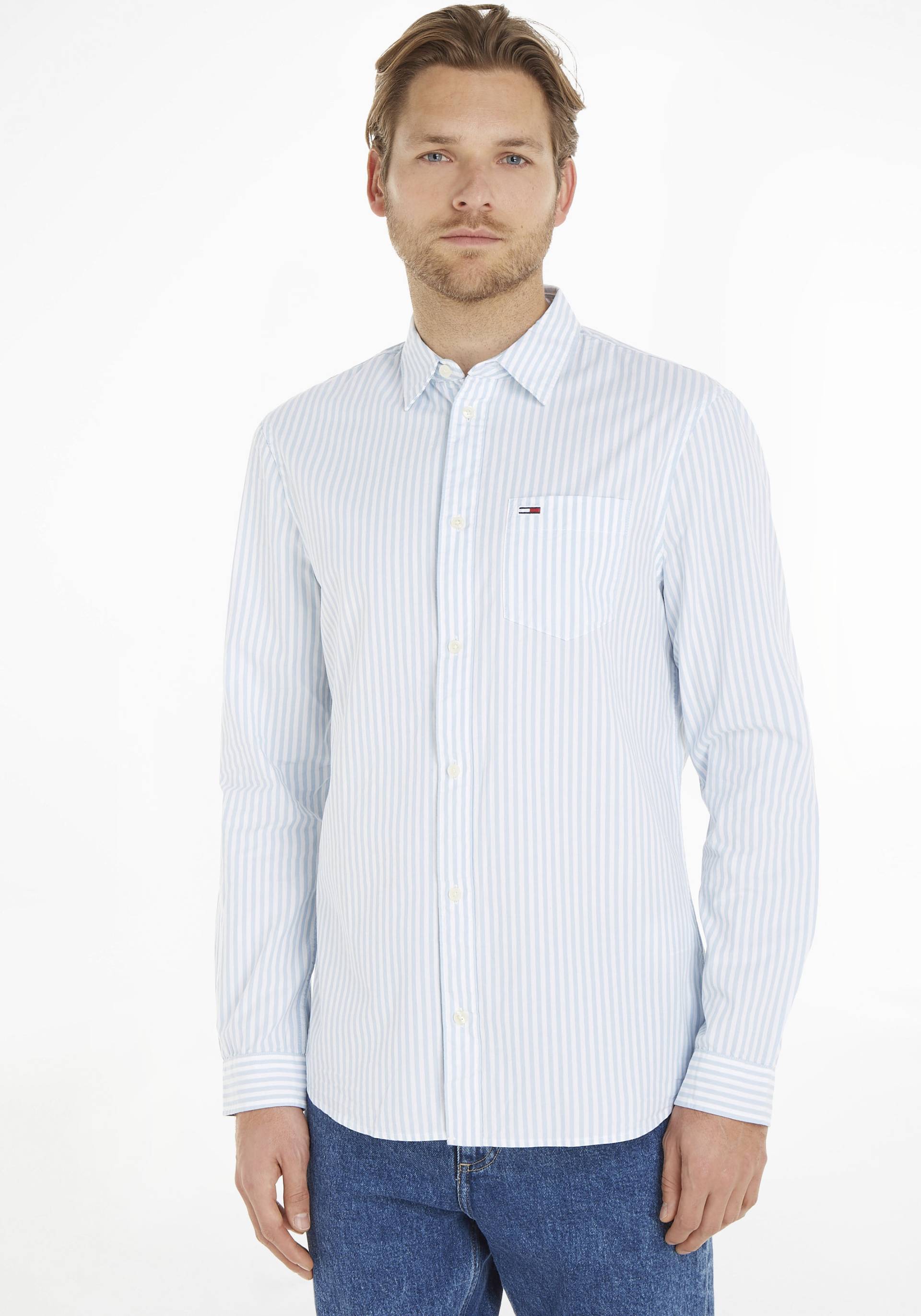 Tommy Jeans Streifenhemd »TJM ESSENTIAL STRIPE SHIRT« von Tommy Jeans