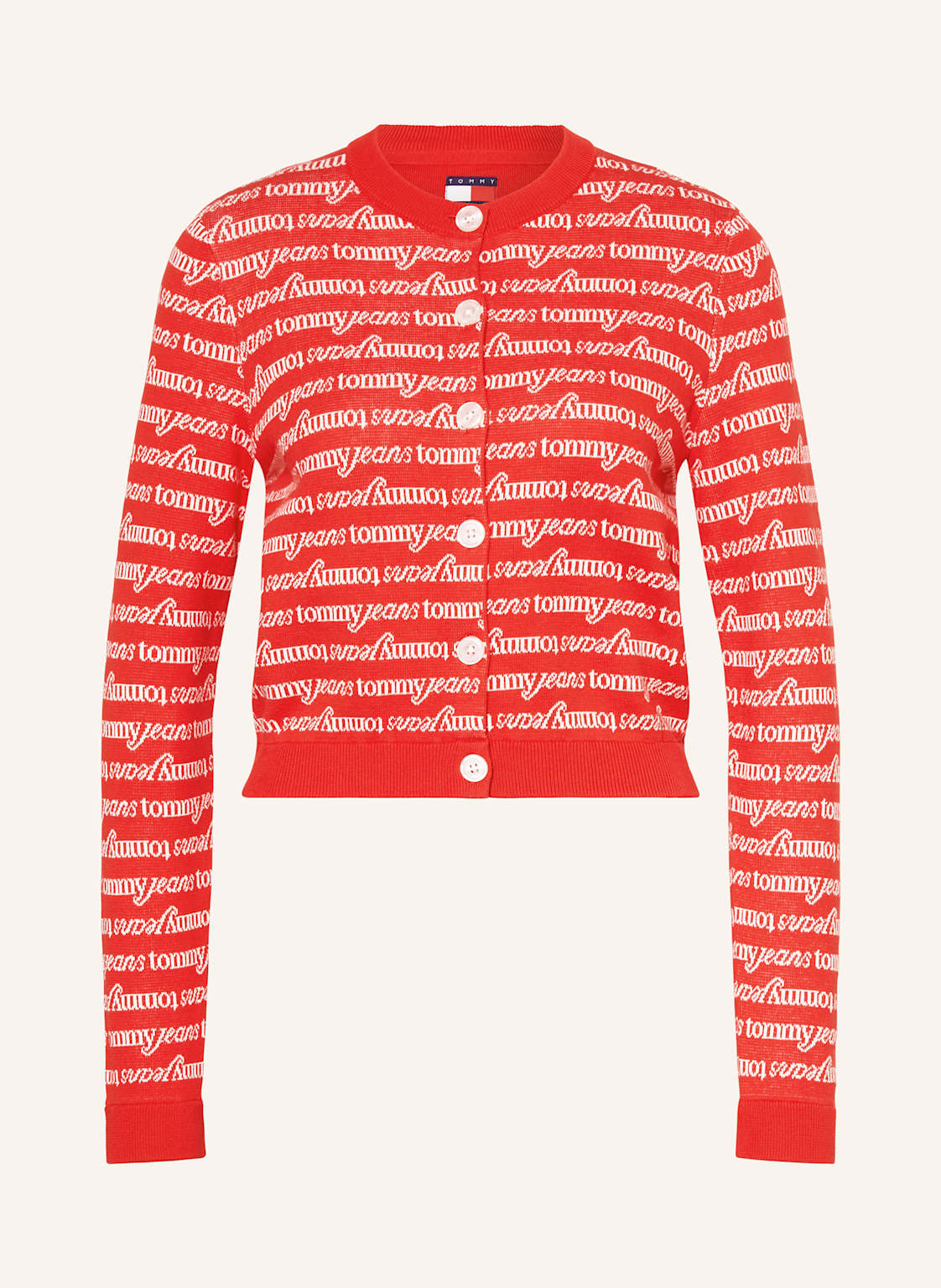 Tommy Jeans Strickjacke rot Tommy Jeans Strickjacke rot von Tommy Jeans