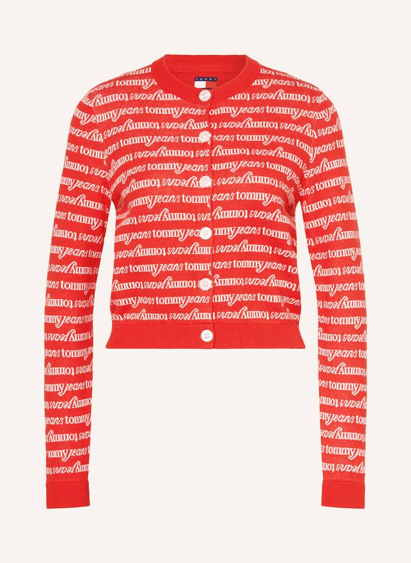 Tommy Jeans Strickjacke rot Tommy Jeans Strickjacke rot von Tommy Jeans