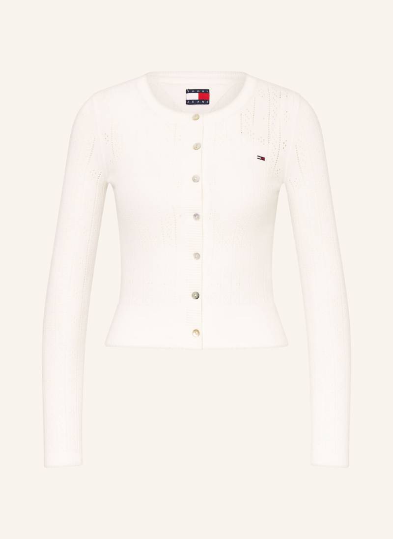 Tommy Jeans Strickjacke weiss von Tommy Jeans