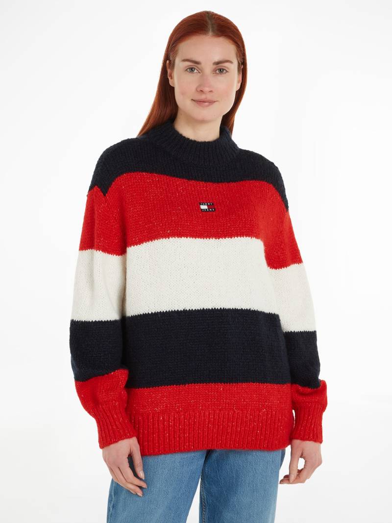 Tommy Jeans Strickpullover »TJW COLORBLOCK SWEATER«, mit Logopatch von Tommy Jeans