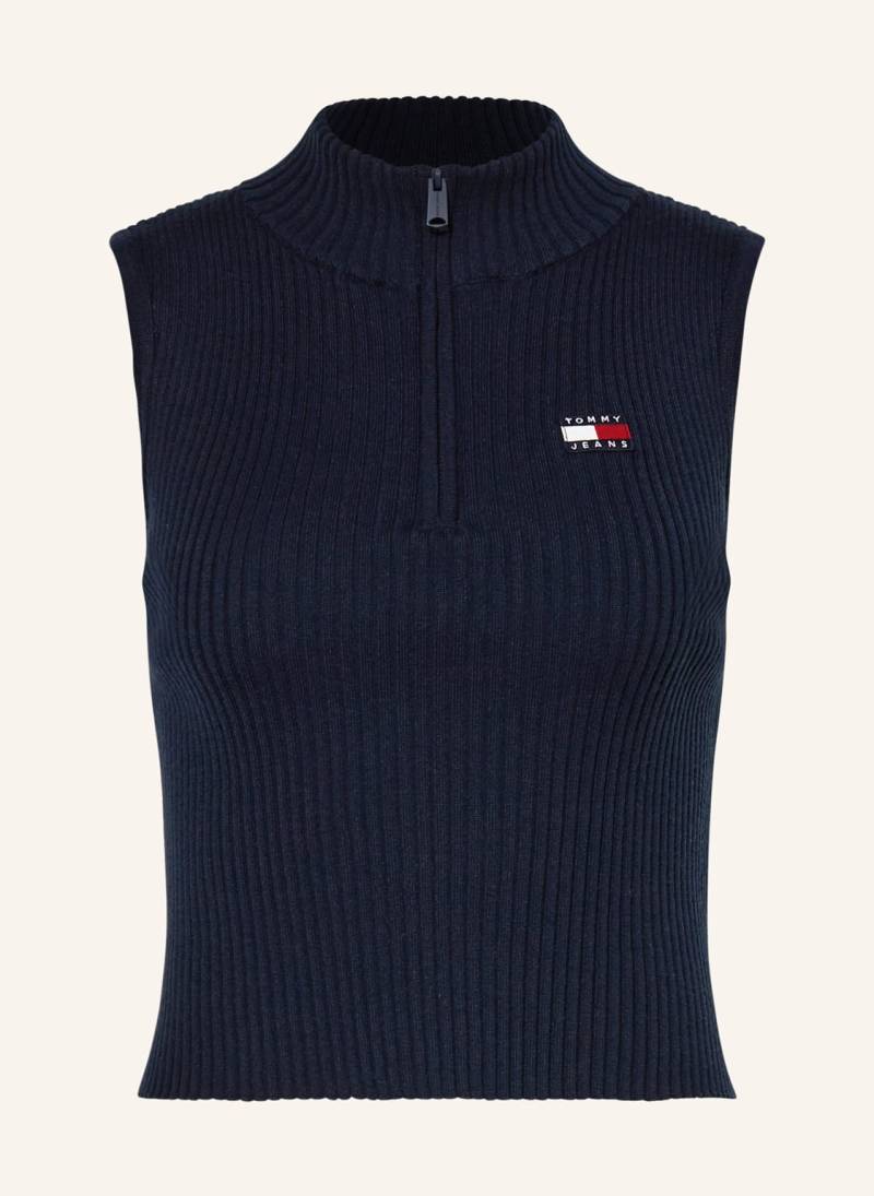 Tommy Jeans Stricktop blau von Tommy Jeans